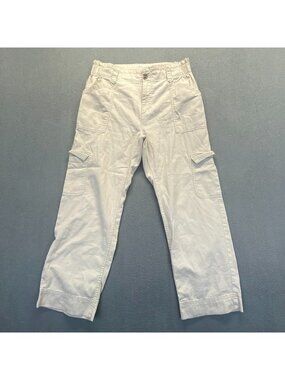 Woman's   Old Navy Loose Fit Tan Cargo Pants Size M